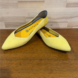 Rothy's Vibrant Yellow Women's The Point Flats